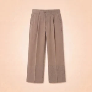PLEATED TAILORED PANTS - TAUPE